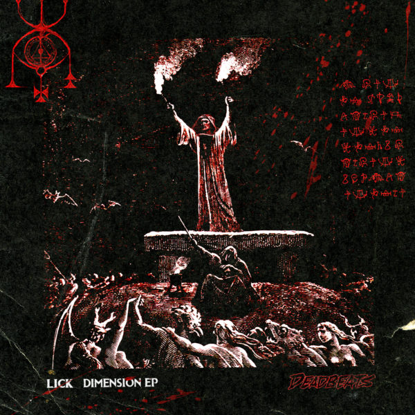 Deadbeats - Lick - Dimension EP Cover